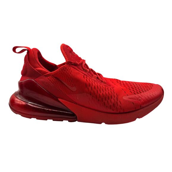 Nike Air Max 270 Triple Red CV7544-600 Men’s Size 12 Sneakers - Picture 1 of 8